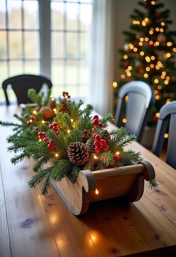 charming rustic wooden centerpieces
