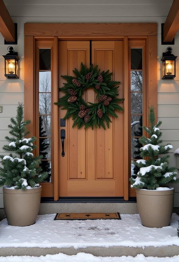 charming seasonal door decor