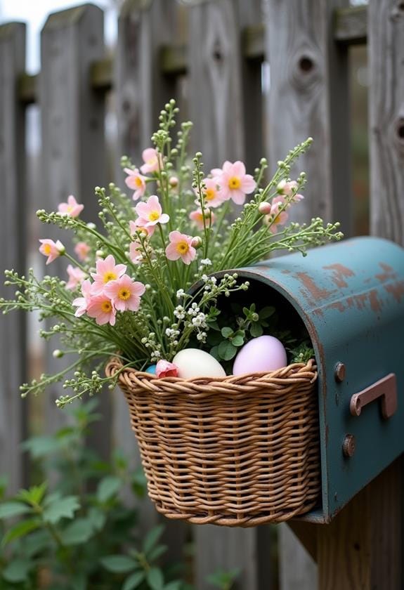 charming seasonal floral arrangement