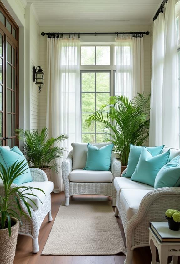 charming summer sunroom decor