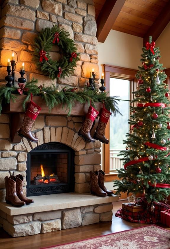 charming western christmas decor