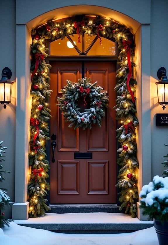 cheerful holiday office decorations