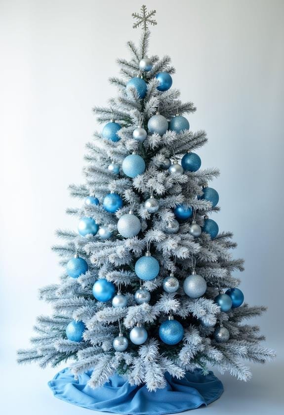 chic icy blue elegance
