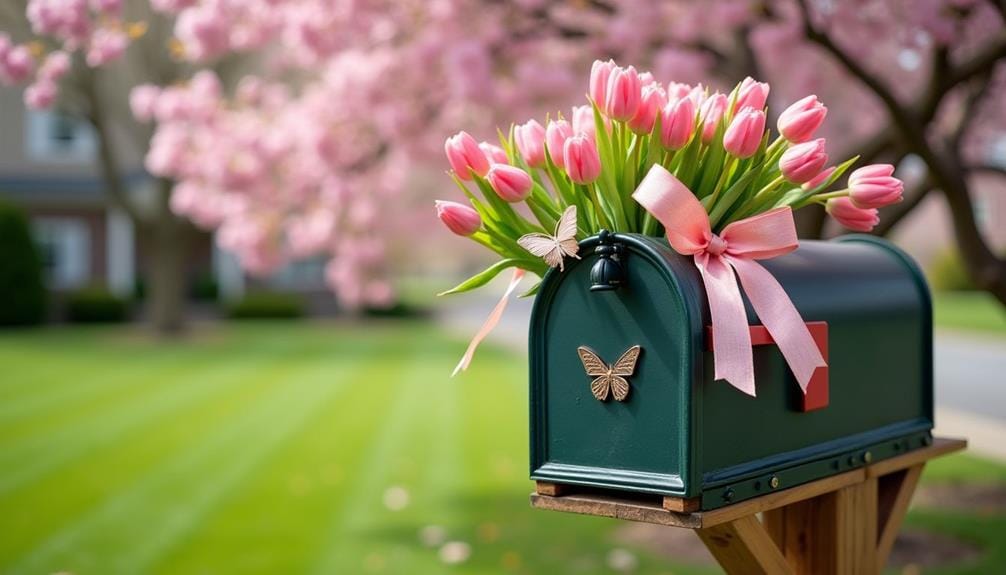 choosing spring mailbox decor