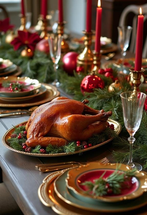 christmas buffet decor ideas
