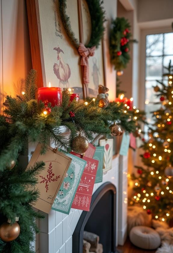 christmas card decor ideas