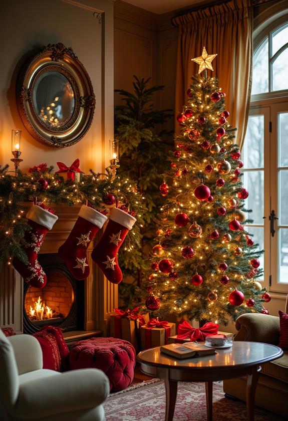 christmas decor backdrop ideas