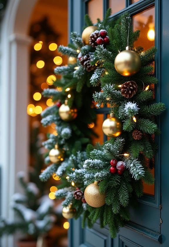 christmas front door decor