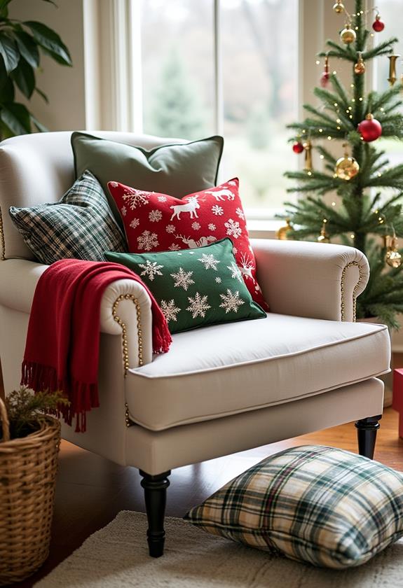 christmas pillow decor ideas