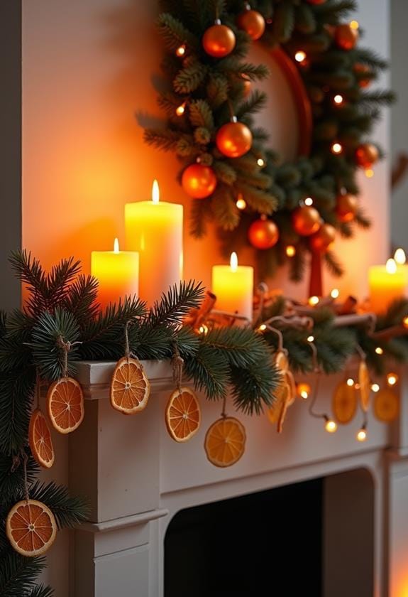 citrus dried fruit ornaments