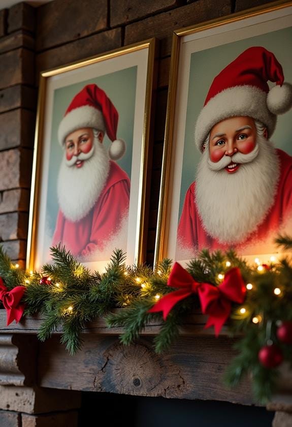 classic santa claus artwork