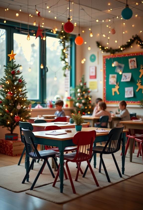 classroom christmas decor ideas