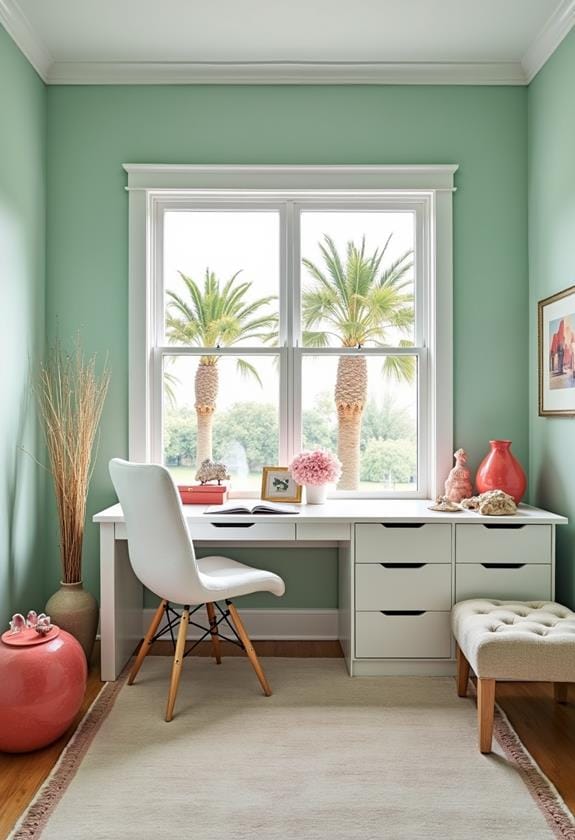 coastal inspired color selection
