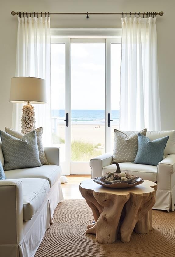 coastal themed organic textures