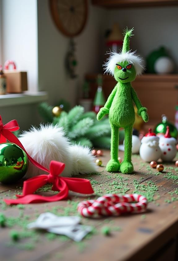 collecting grinch themed supplies