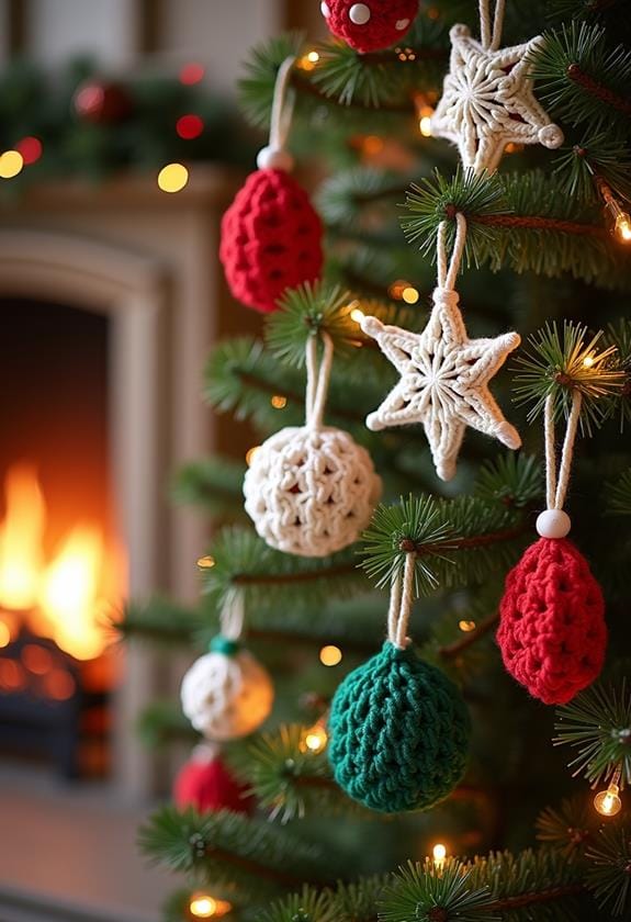 colorful handmade holiday decorations