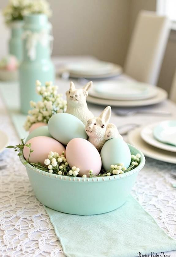colorful table setting design