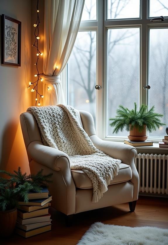comfortable book nook spaces