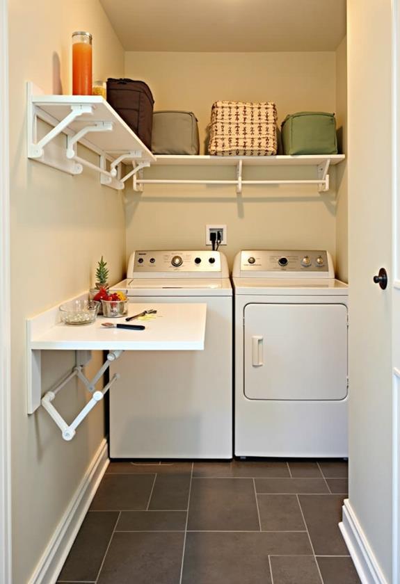compact collapsible dining surface