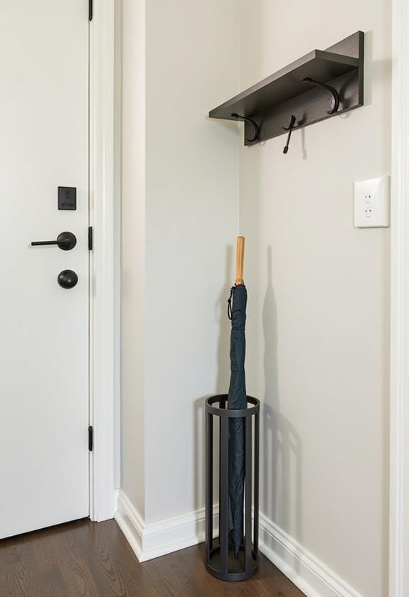 compact umbrella storage solutions