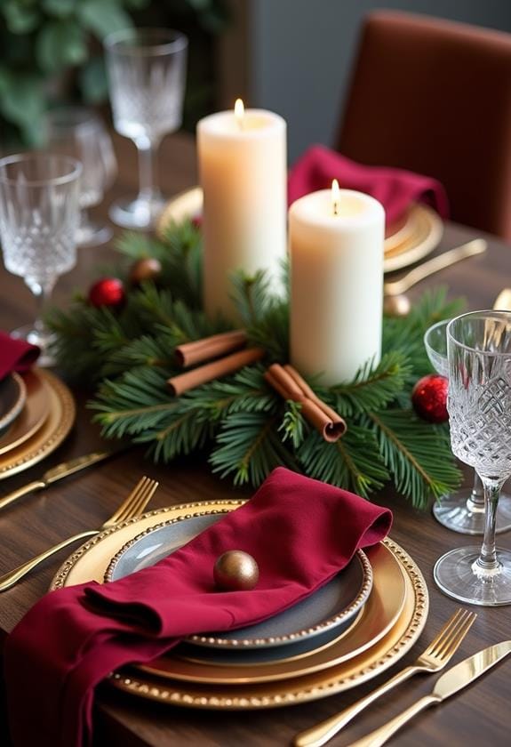coordinated color table arrangements