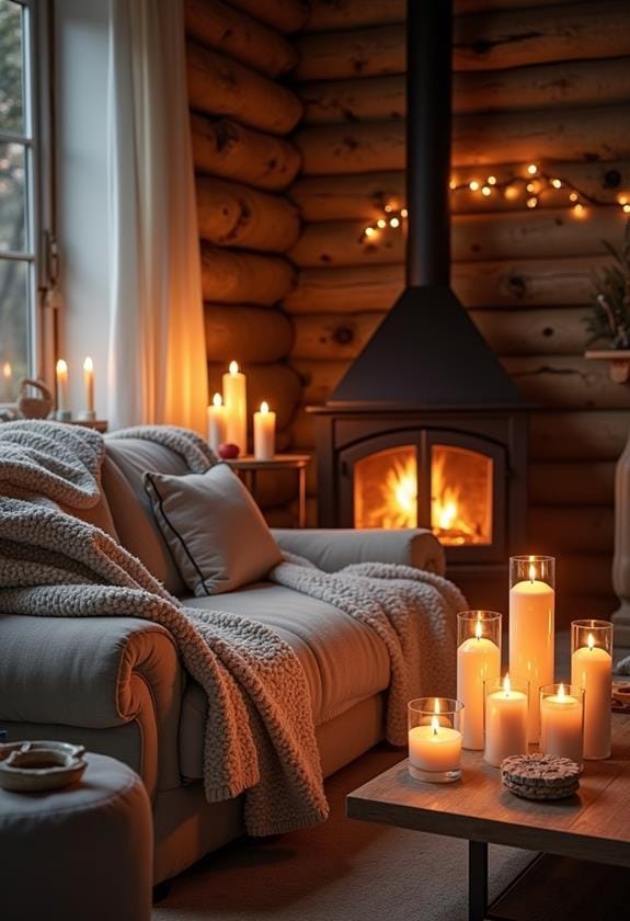cozy ambiance with candles