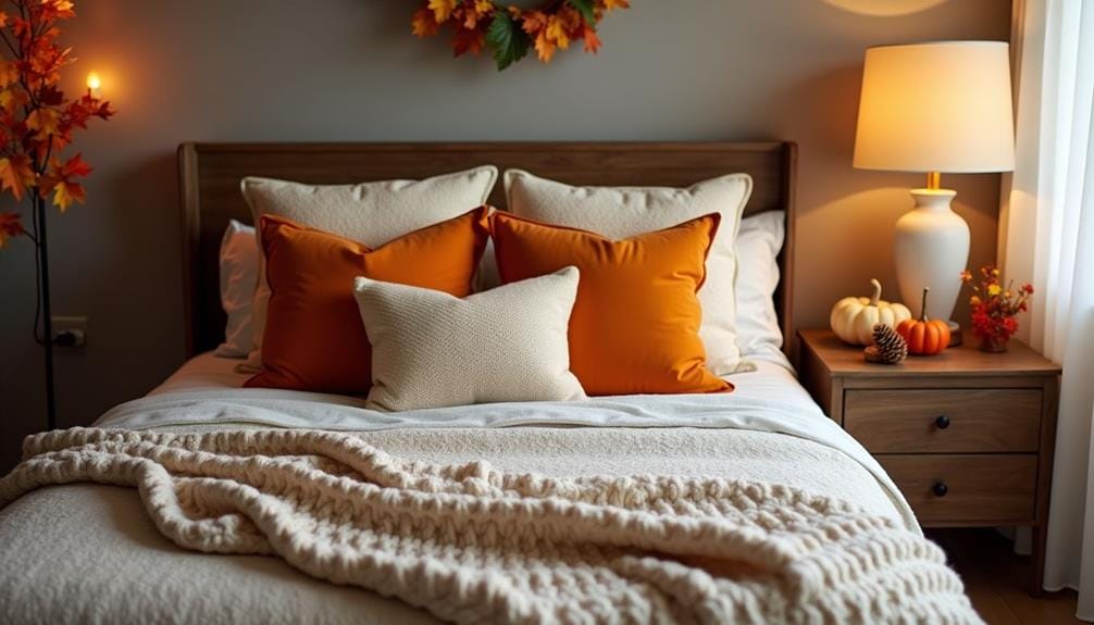 cozy fall bedroom decor