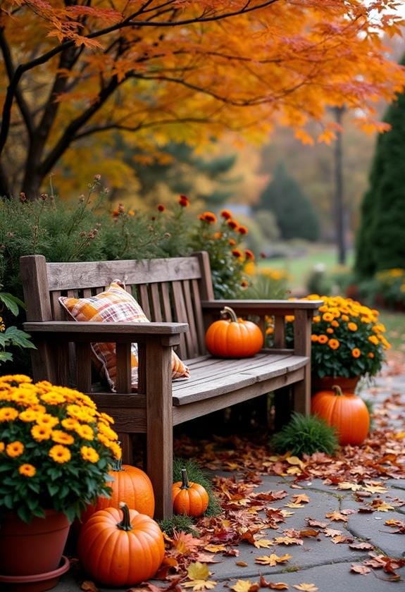 cozy fall garden inspirations
