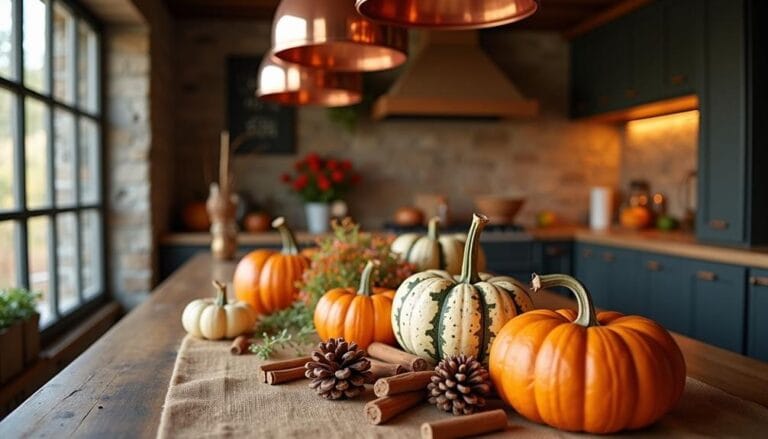 cozy fall kitchen decor