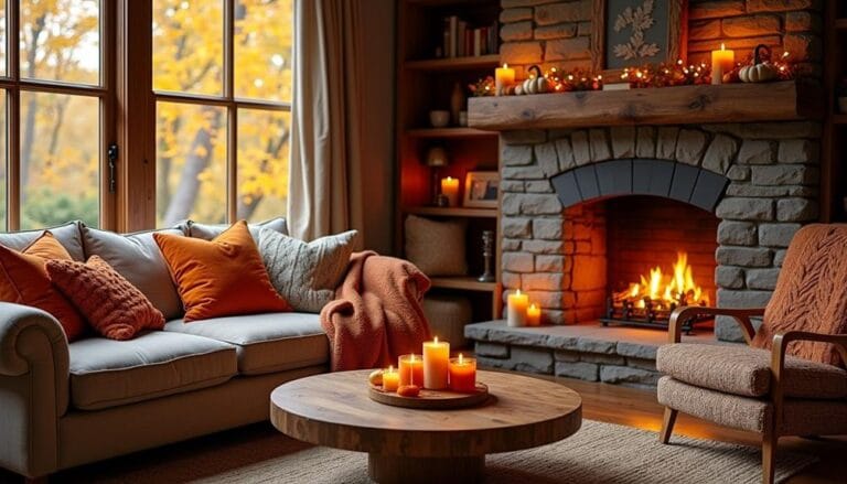 cozy fall living room decor