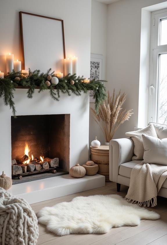 cozy scandinavian christmas aesthetics