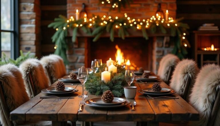 cozy winter dining decor ideas