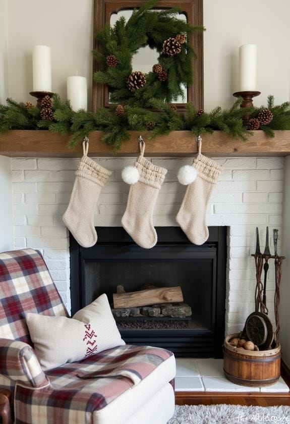 cozy winter mantel decor ideas