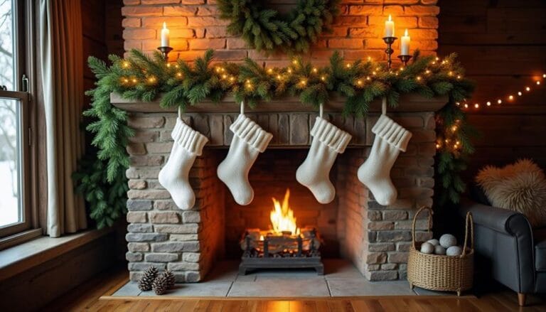 cozy winter mantel decor ideas