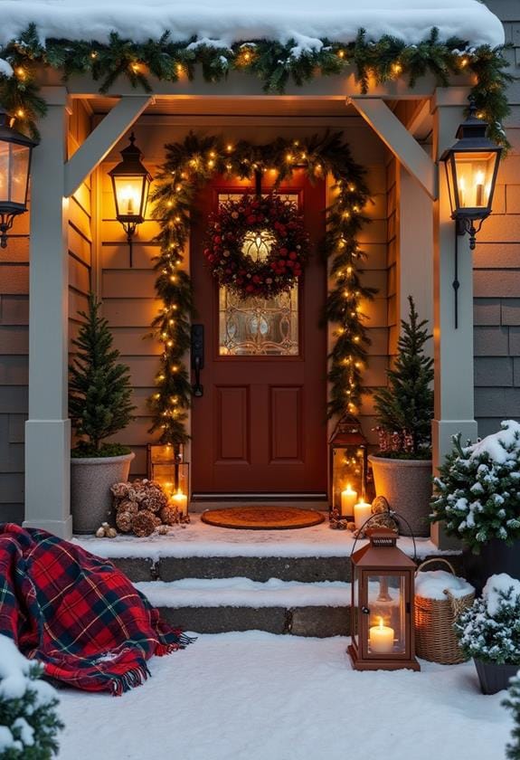 cozy winter outdoor decor