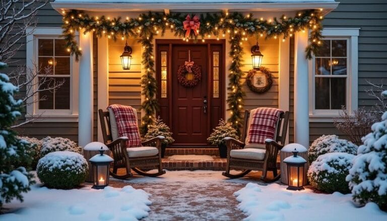 cozy winter outdoor decorations