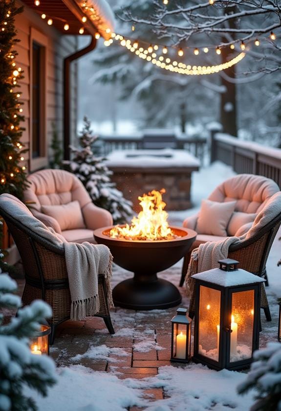 cozy winter outdoor transformations
