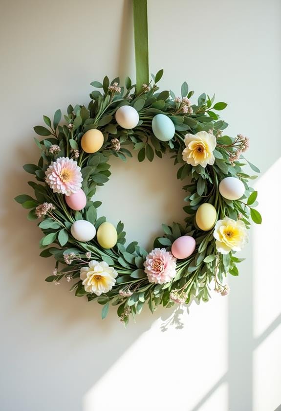 crafting seasonal wreath decor
