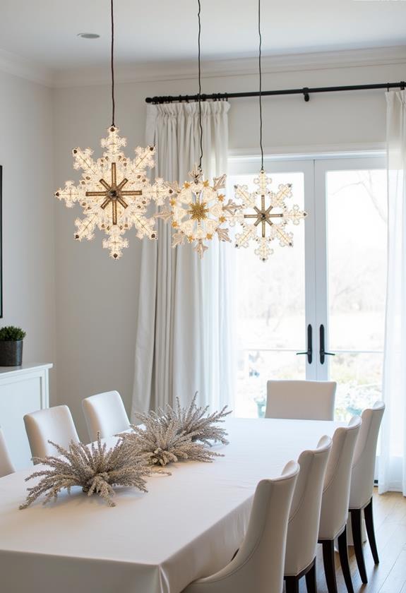 crafting winter decor elegance