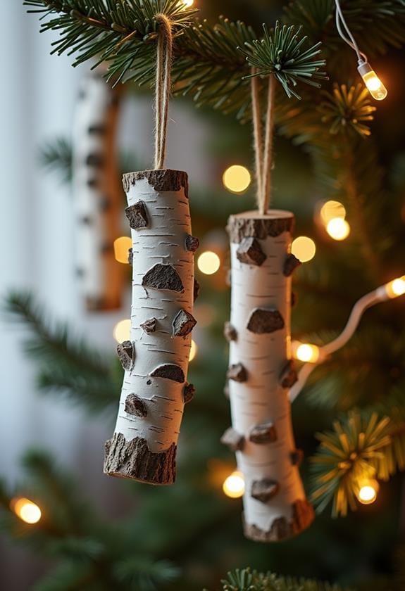 creative birch bark decorations