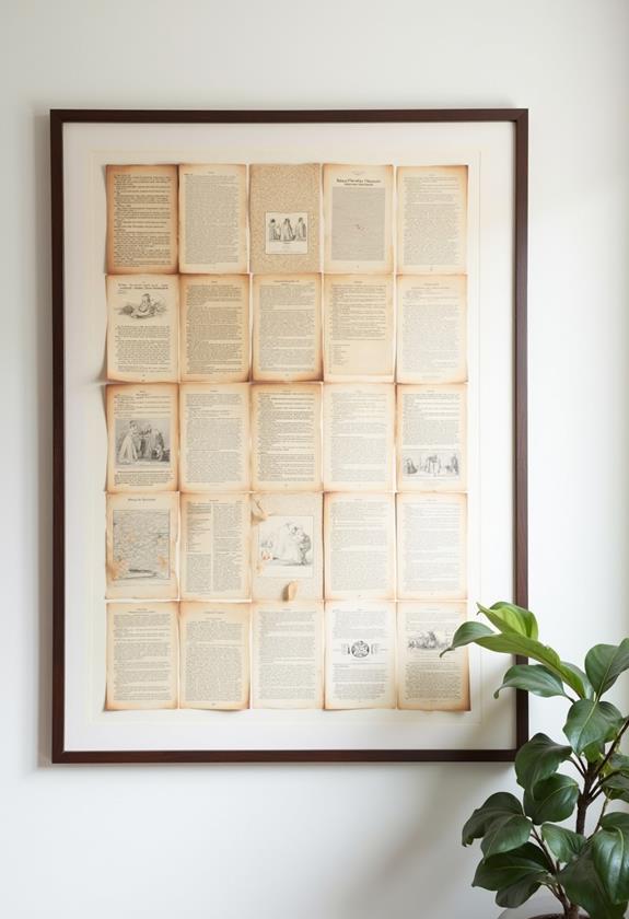 creative book page art