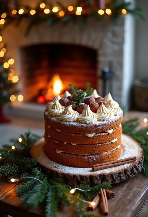 creative christmas cake decorations