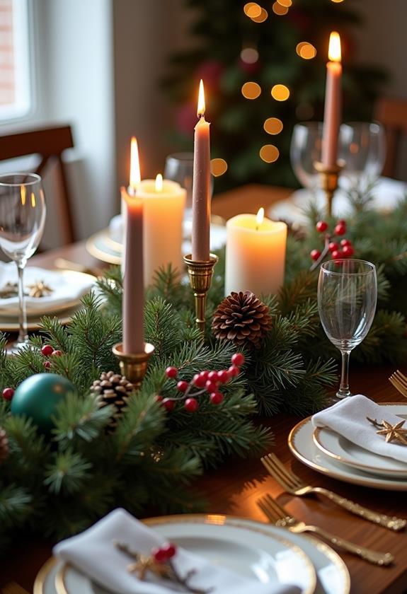 creative holiday table decor