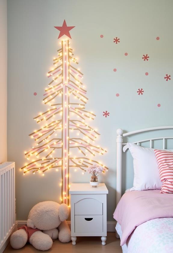 creative holiday wall decor