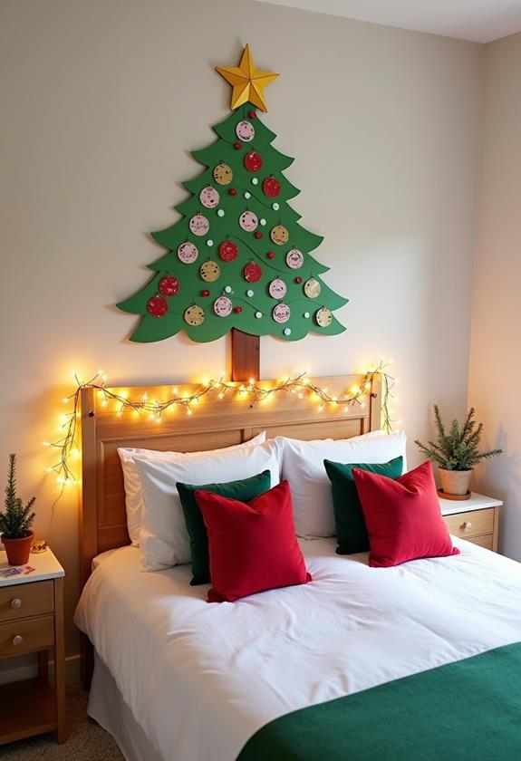 creative holiday wall decor