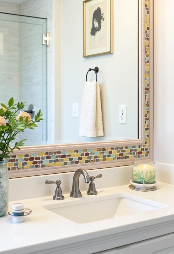 creative mirror framing ideas