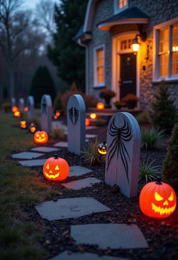 creative outdoor halloween decor