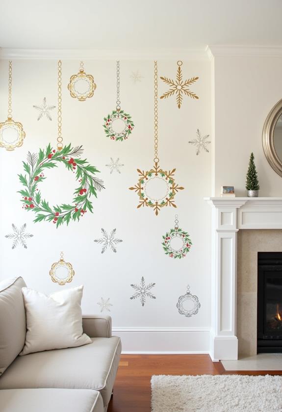 creative temporary wall decor
