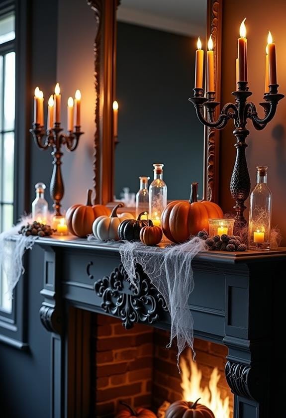 creepy halloween table decor