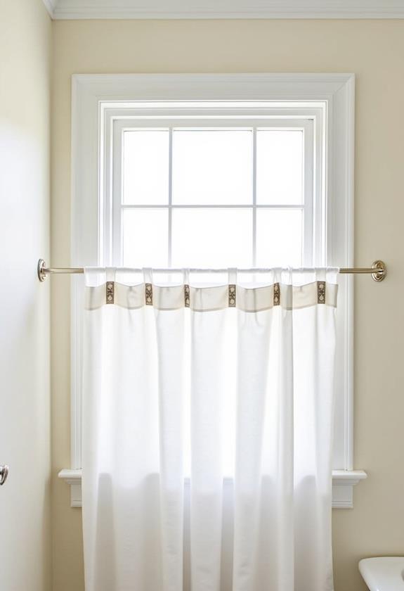 curtain for shower window